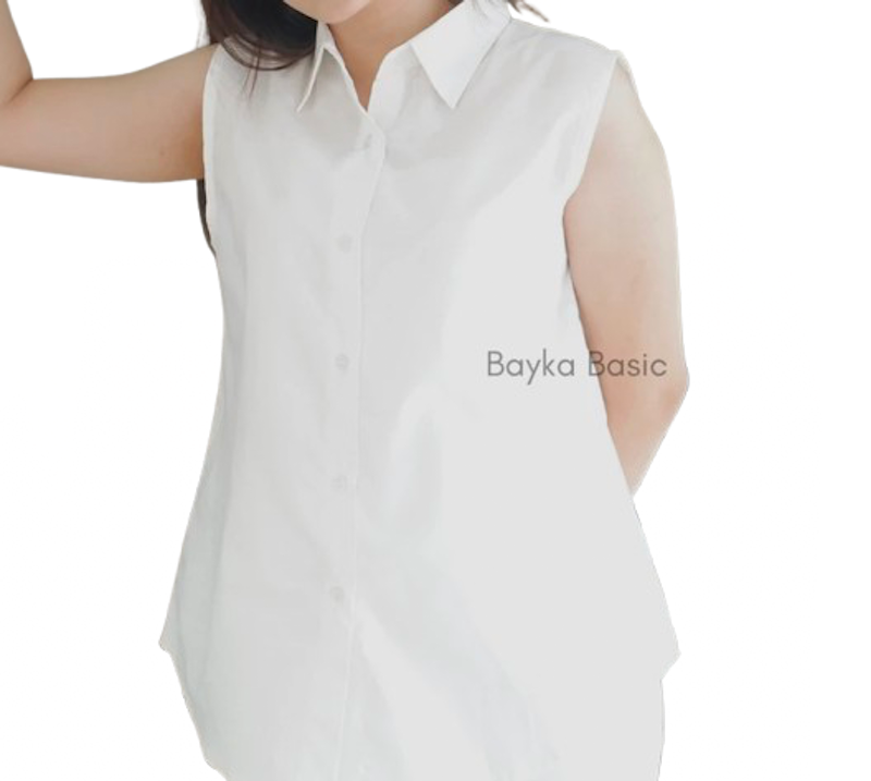 Bayka Kemeja Wanita Tanpa Lengan 1