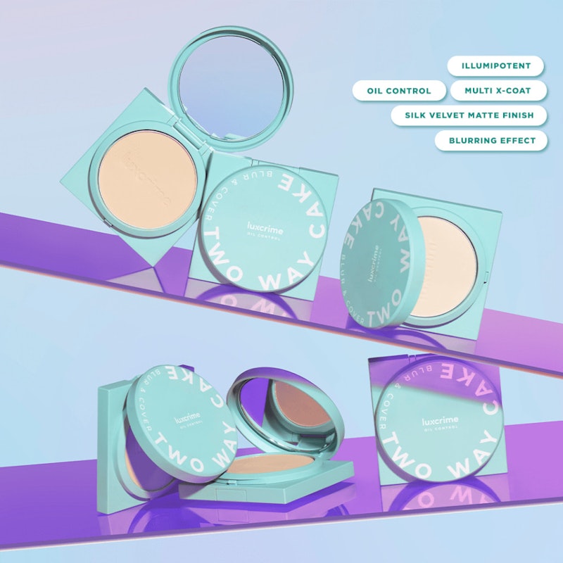 Blur & Cover Two Way Cake Oil Control Buttercream 3