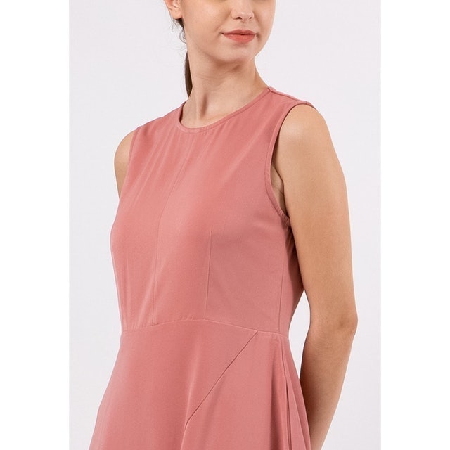Delamibrands The Executive Fit&Flare Asymmetric Dress