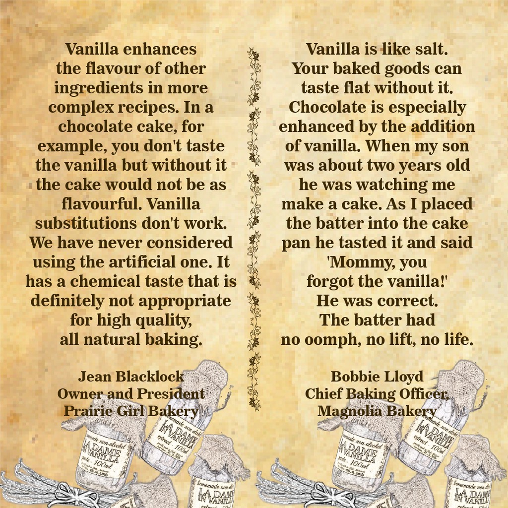  La Dame in Vanilla Halal Vanilla Extract 100 ml