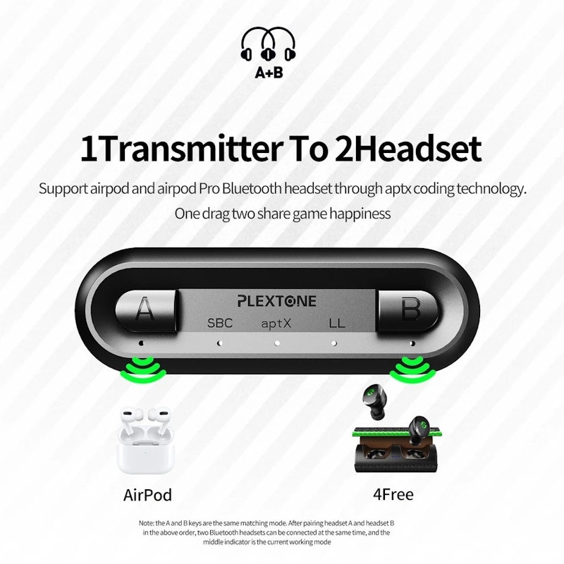 Plextone Bluetooth Audio USB Transceiver 5