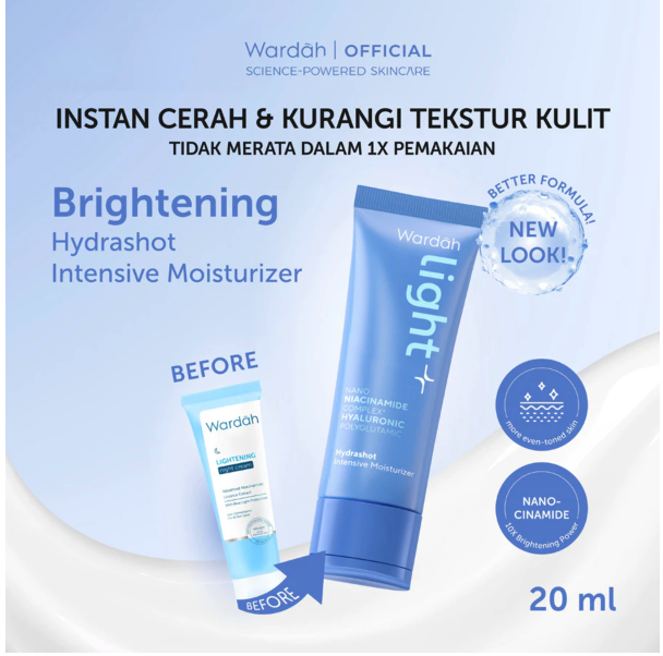 Paragon Technology and Innovation Wardah Brightening Hydrashot Intensive Moistuizer