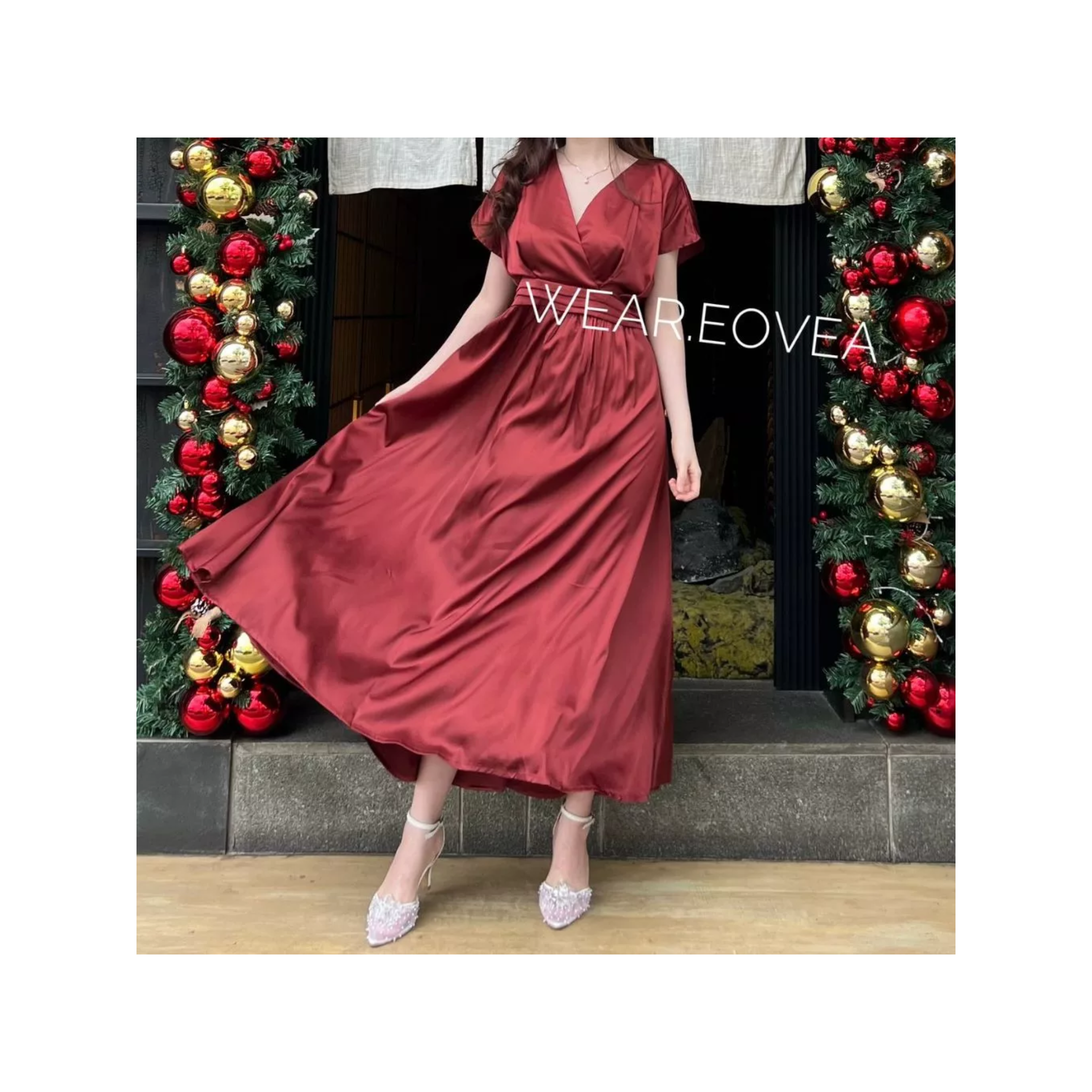  EOVEA Kyo Dress Silk Casual