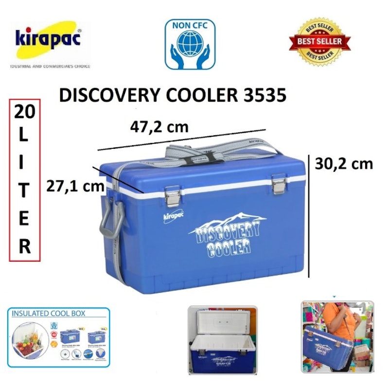 KIRAPAC Cooler Box Discovery 20L 3535