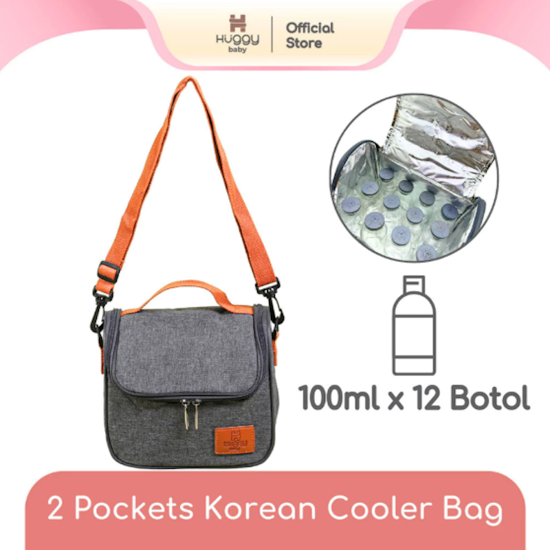 Huggy Baby 2 Pockets Korean Cooler Bag 2