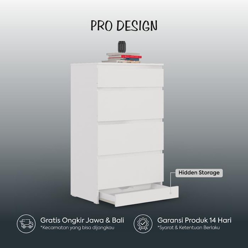 Pro Design Eleven CD 4 Lemari Laci 4