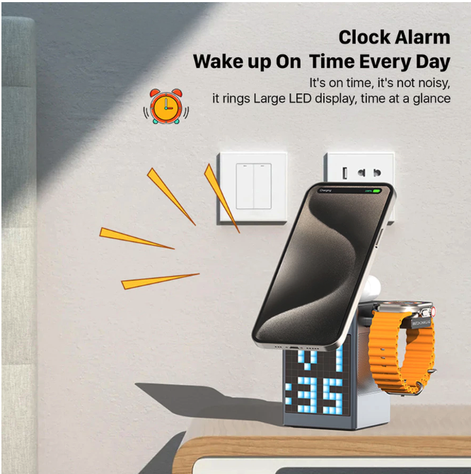 KiiP 6in1 Wireless Charging Station  T3