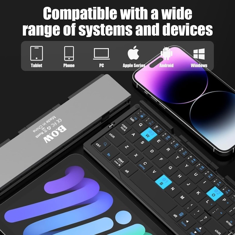 B.O.W Folding Keyboard with Holder 3