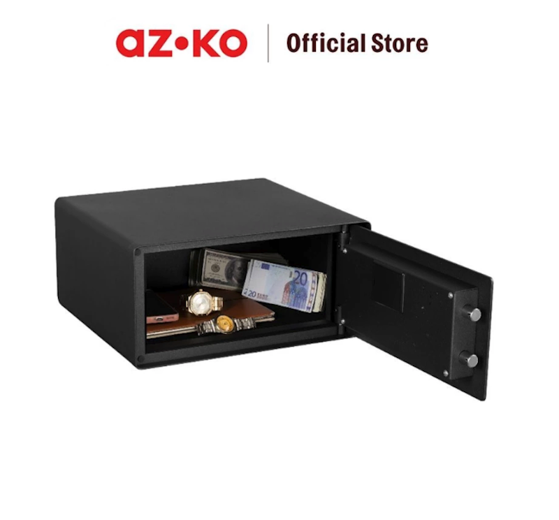 AZKO Klaz 42x37x20 cm Brankas Hotel Layar Sentuh Hob