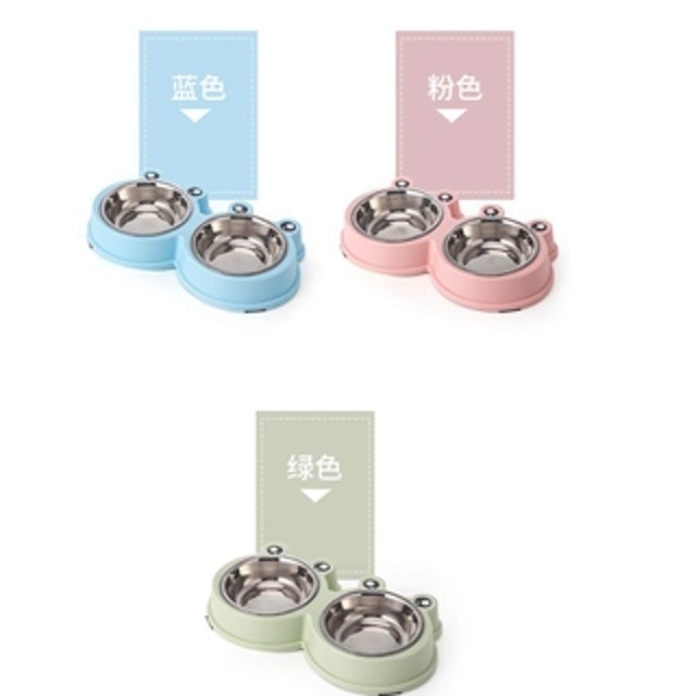  Mangkuk makan bentuk kodok 2 sekat