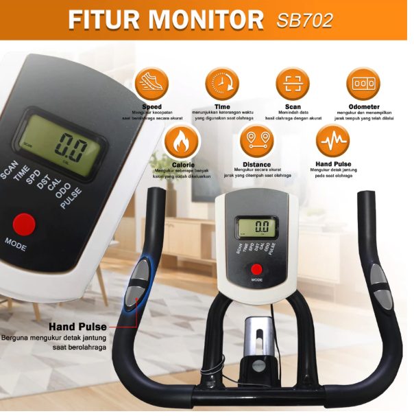 Sinar Mentari Sumatera TWEN Spinning Bike  SB702