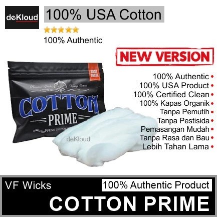 COTTON PRIME Premium Grade Vaping Cotton