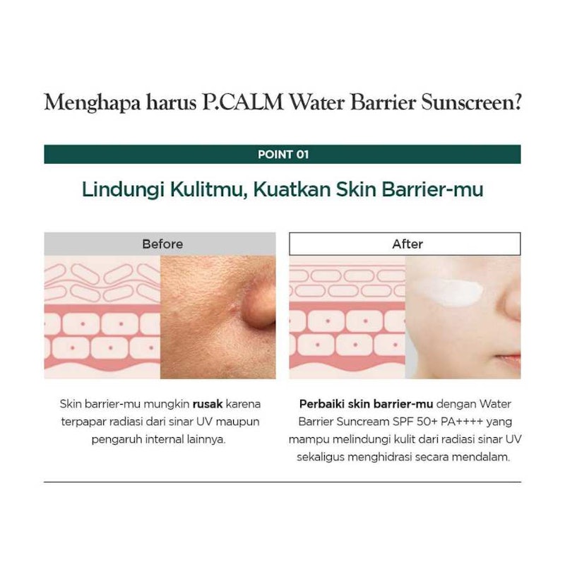 P.CALM Water Barrier Suncream SPF 50+ PA++++ 4
