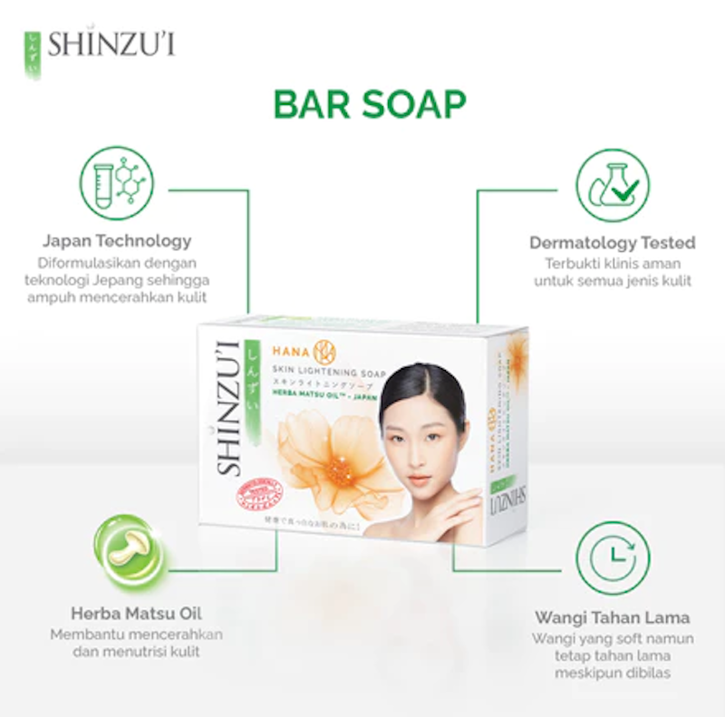 Shinzui Skin Lightening Body Soap Hana 2