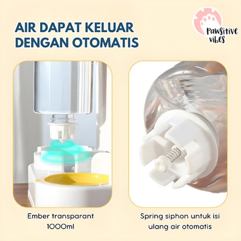 Pawsitive Vibes Dispenser Kastil 2 in 1 Otomatis Anabul 3