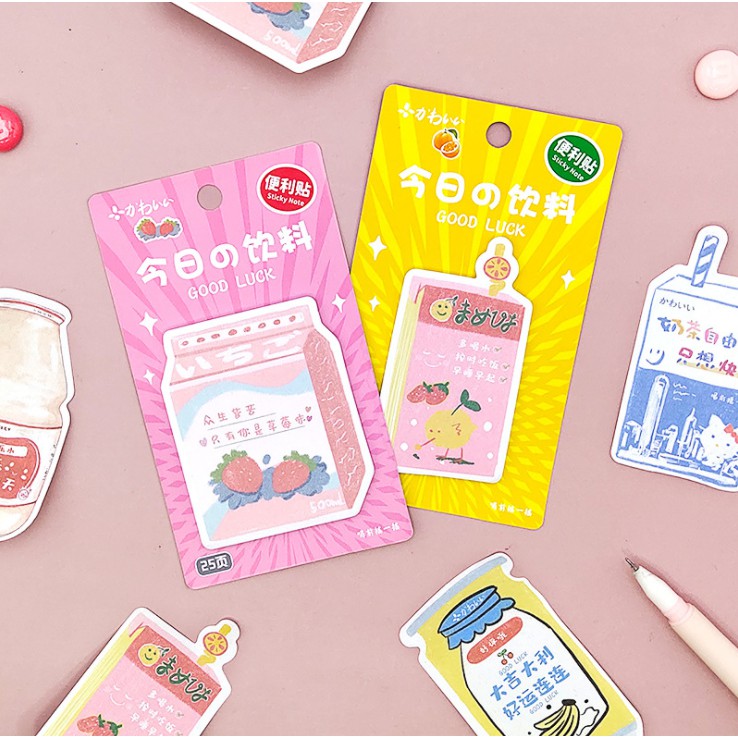 J2  Sticky Note Korean Milk