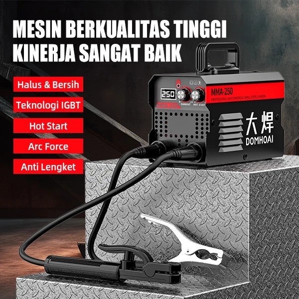 DOMHOAI Mesin Las 450 Watt Inverter MMA250