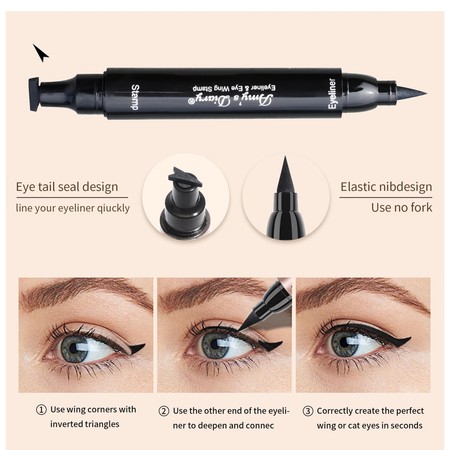 Shaoguan Aimei Cosmetics AMY'S DIARY Eyeliner Stamp 2 in 1 02 White