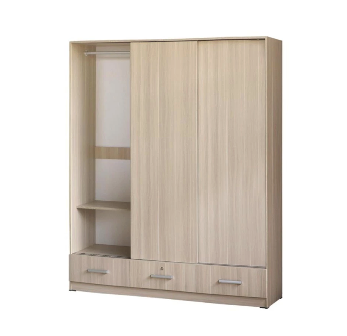 IDEA Furrniture IDEA BERDEN Lemari Pakaian Sliding Door 3 Pintu