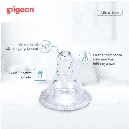 Botol PP RP 240 ml Badak Bercula Satu W/ S-Type Silicone Nipple 5