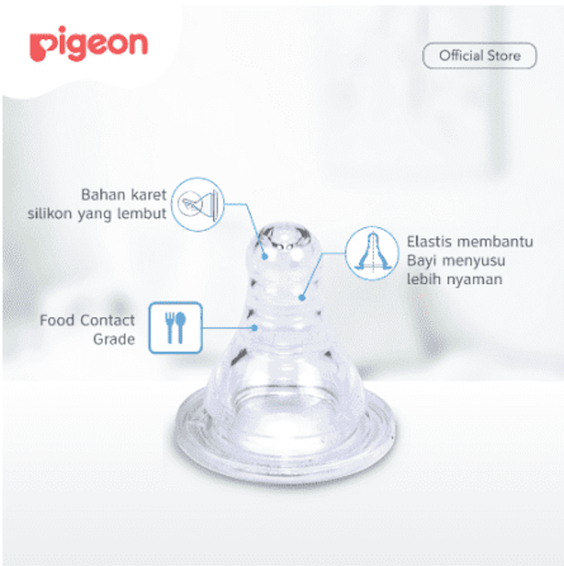 Botol PP RP 240 ml Badak Bercula Satu W/ S-Type Silicone Nipple 5