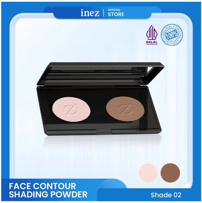 Kosmetikatama Super Indah Inez Cosmetics Face Contour Shading Powder 02