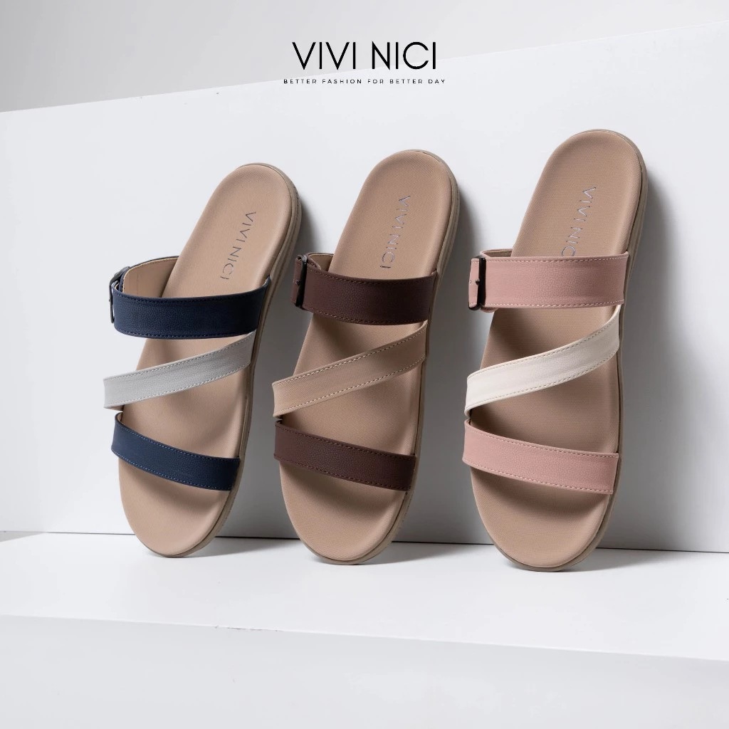 Karya Nyata Alasindo VIVI NICI Casey Sandal Wanita Teplek