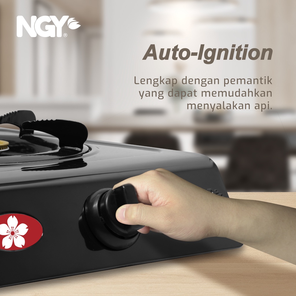 NGY Electronics Nagoya Stain-Free Gas Stove