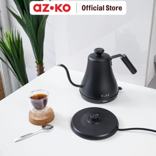 Aspirasi Hidup Indonesia Azko Klaz 800 Ml Teko Listrik Gooseneck Hitam