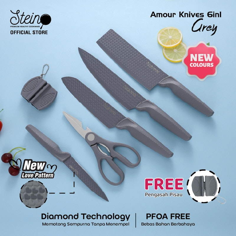 Stein Set Diamond Amour Knives 6 in 1 2