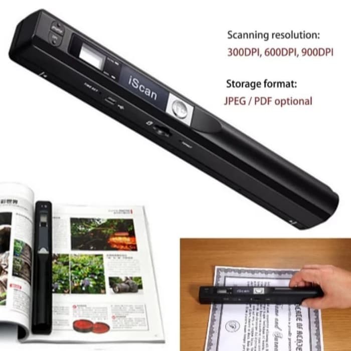  iScan Handy Scanner Resolusi 900dpi