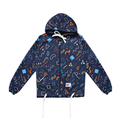 Atomic Kiddz Jaket Sublim Anak - Linoz Navy