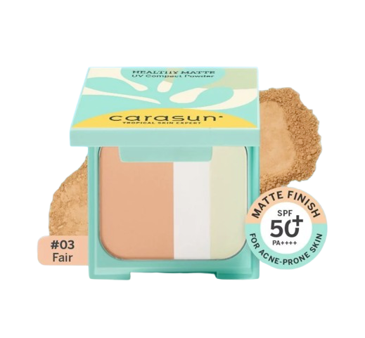 Carasun® Healthy Matte UV Compact Powder SPF 50+ PA++++ 03 Fair 1