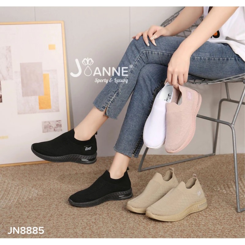 JOANNE Flyknit Sneakers Shoes Putih 5