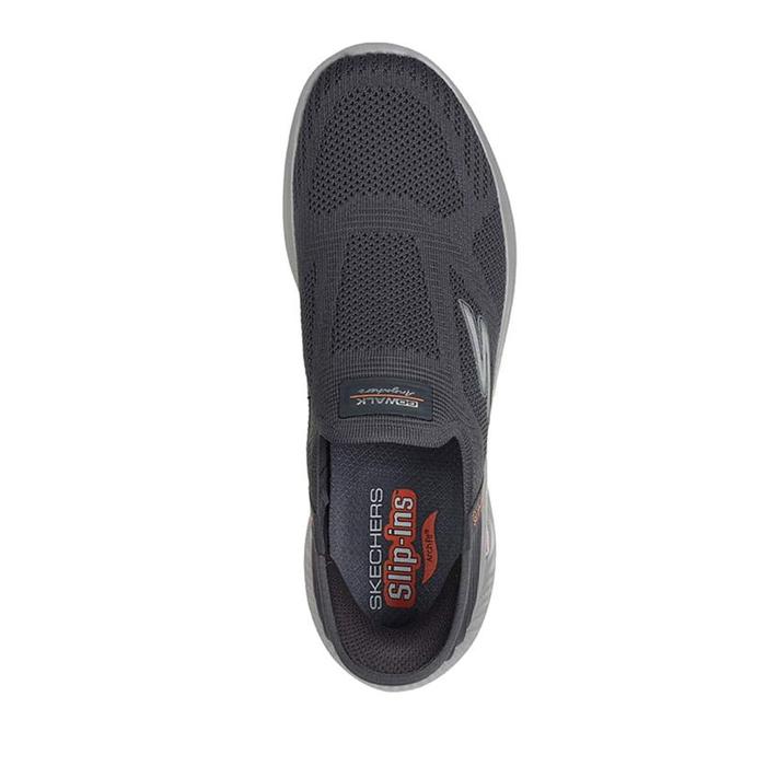 Skechers USA Skechers Slip-Ins GO WALK Anywhere Men's Walking Shoes Charcoal