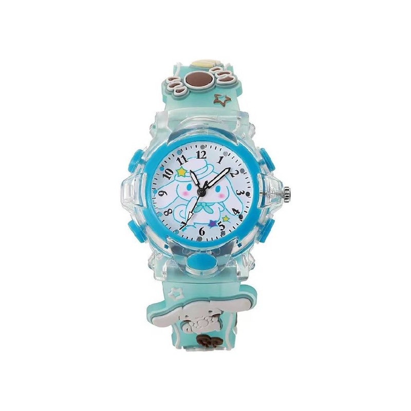 MOKA Jam Tangan Anak 3D Motif Kartun Kawaii LED 3D 1