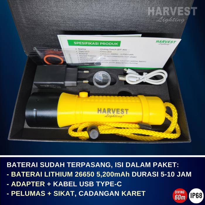 Tiga Anugerah Lestari Harvest Lighting Diving Torch DT-X5