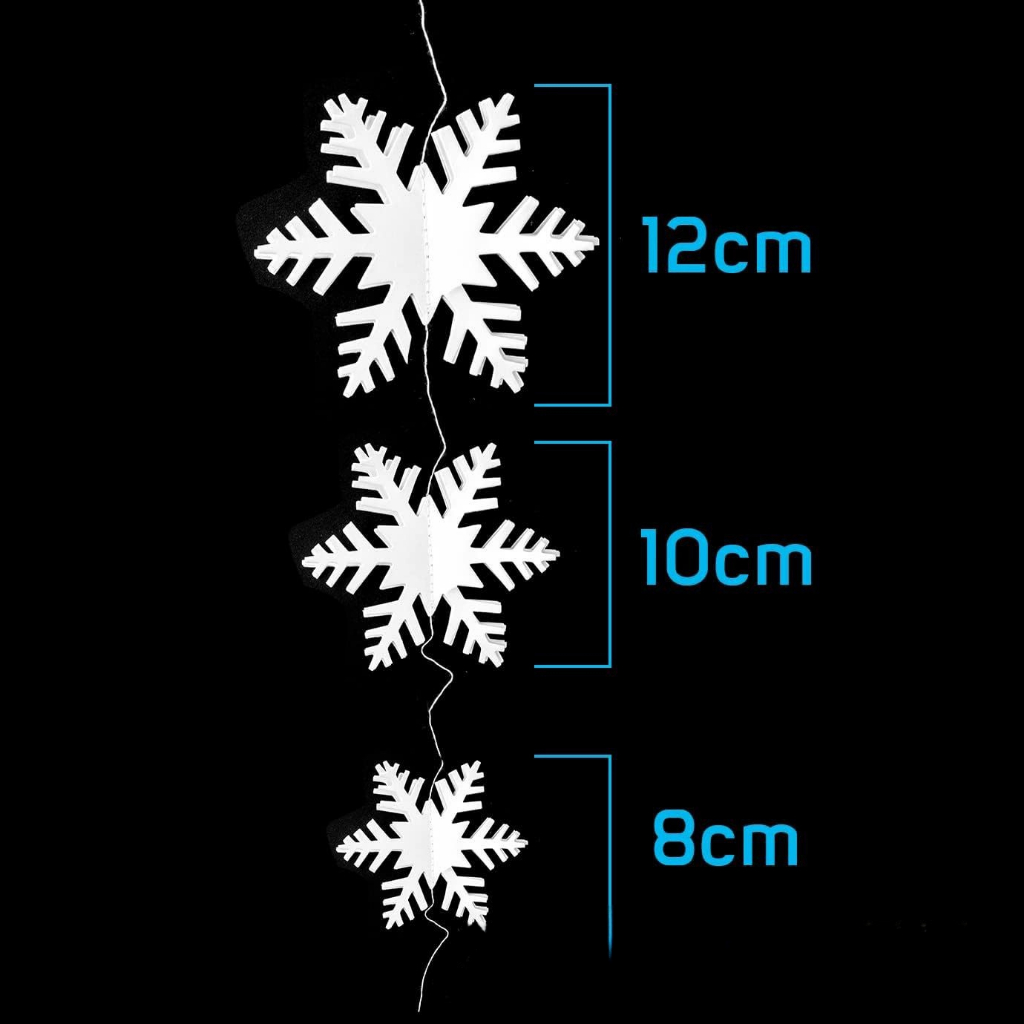 Snowflakes Decorations 3D Hollow 4