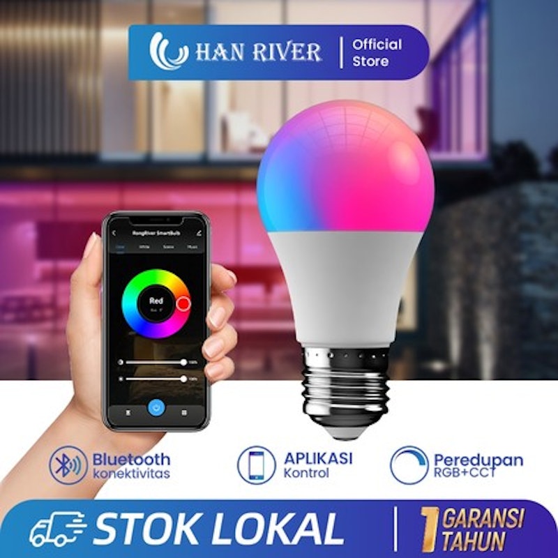 HAN RIVER Smart LED Bulb RGB+CCT 10W 2