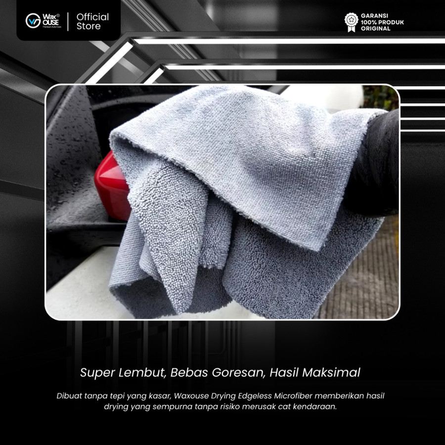 Evindotama Jaya Internusa Waxouse Drying Edgeless Microfiber 40x40 cm | 420 GSM