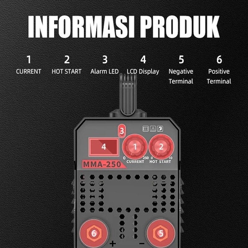 DOMHOAI Mesin Las 450 Watt Inverter 2