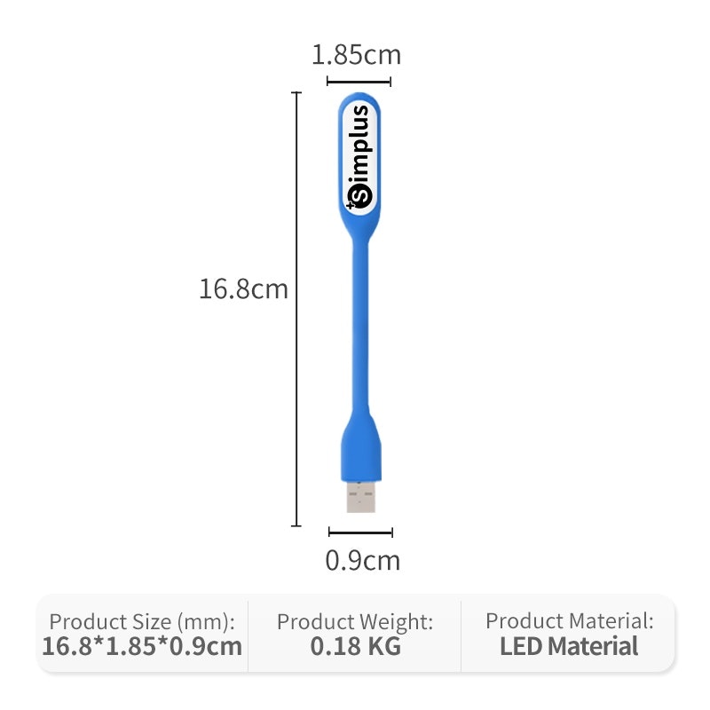 Lampu LED USB Flexible Lampu Sikat 5