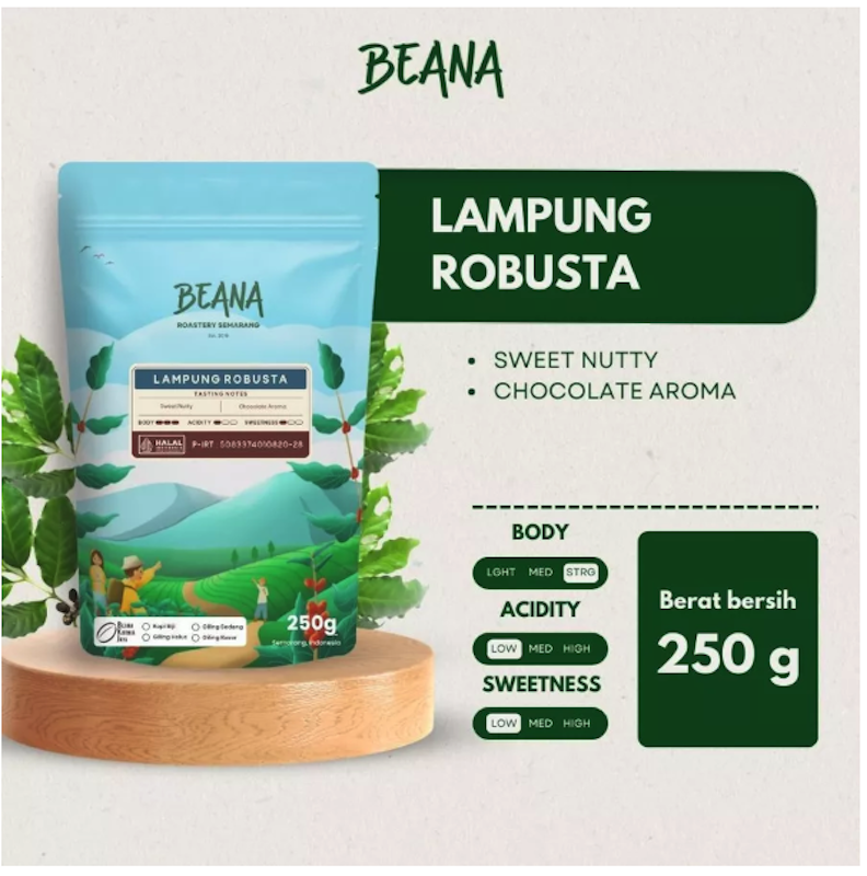 Beana Roastery Lampung Robusta 2