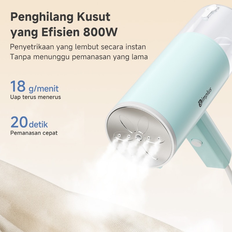 Simplus Setrika Uap Low Watt 800W Mini 210 ml
