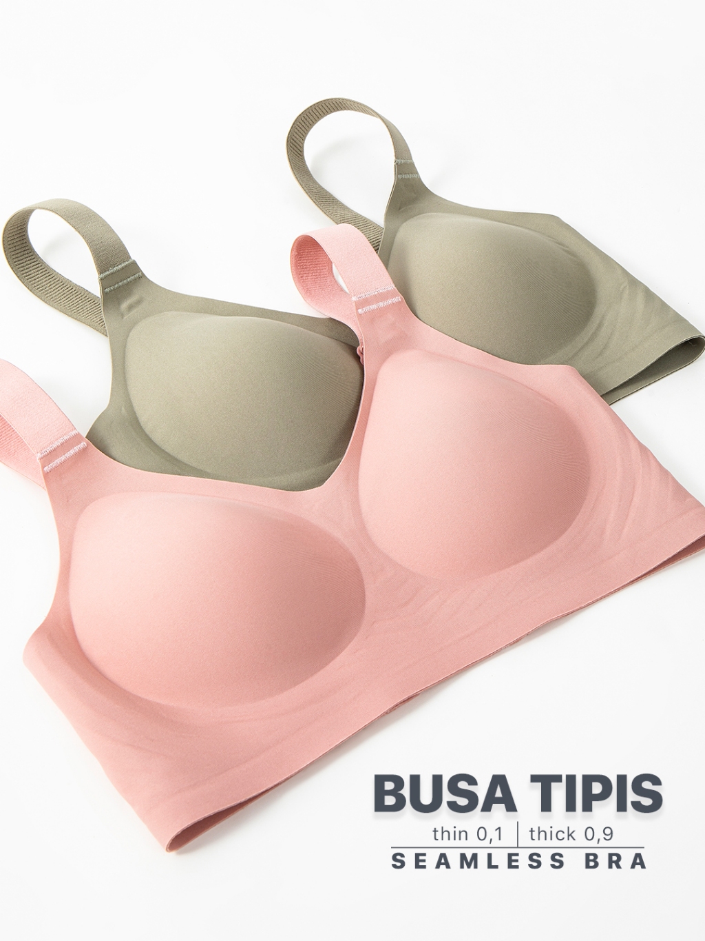 Finest Care Global Misswiss Seamless High Bounce Jelly Top Bra  #066