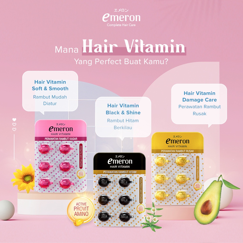 Wings Emeron Hair Vitamin Damage Care