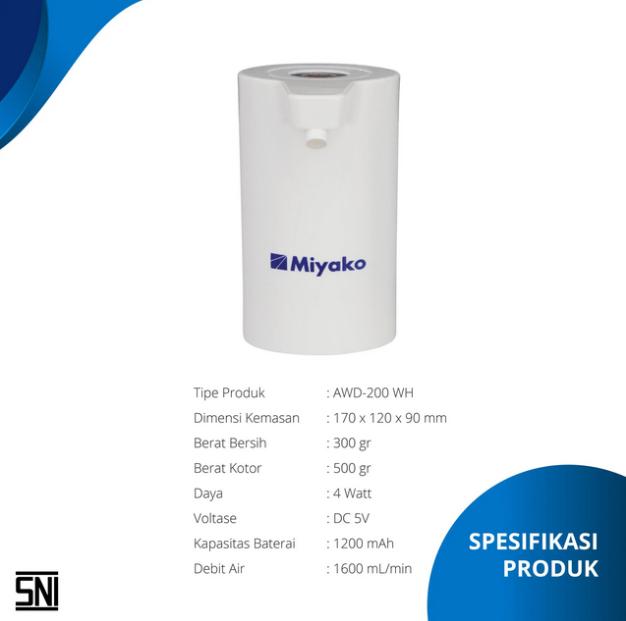 Kencana Gemilang Miyako Water Pump AWD-200 WH