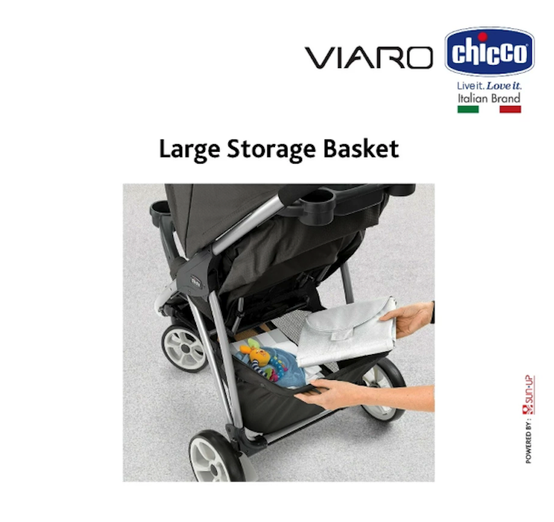 Chicco Stroller Viaro Graphite 4