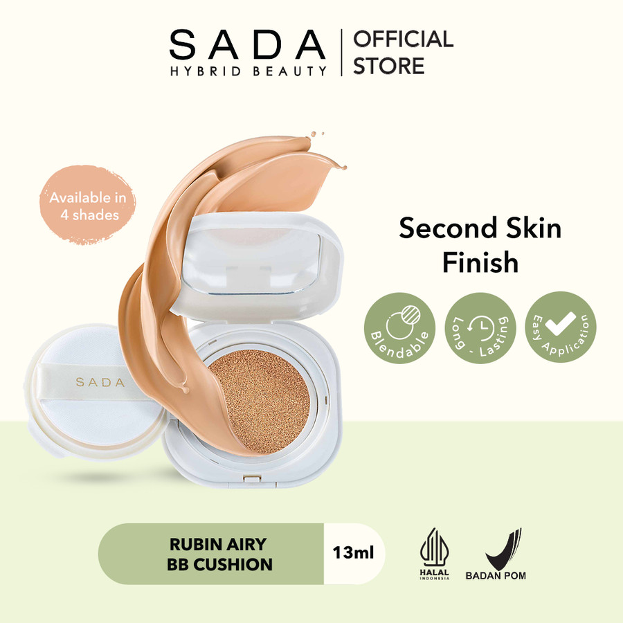 Intisari Kreasi Lestari SADA New Rubin Airy BB Cushion
