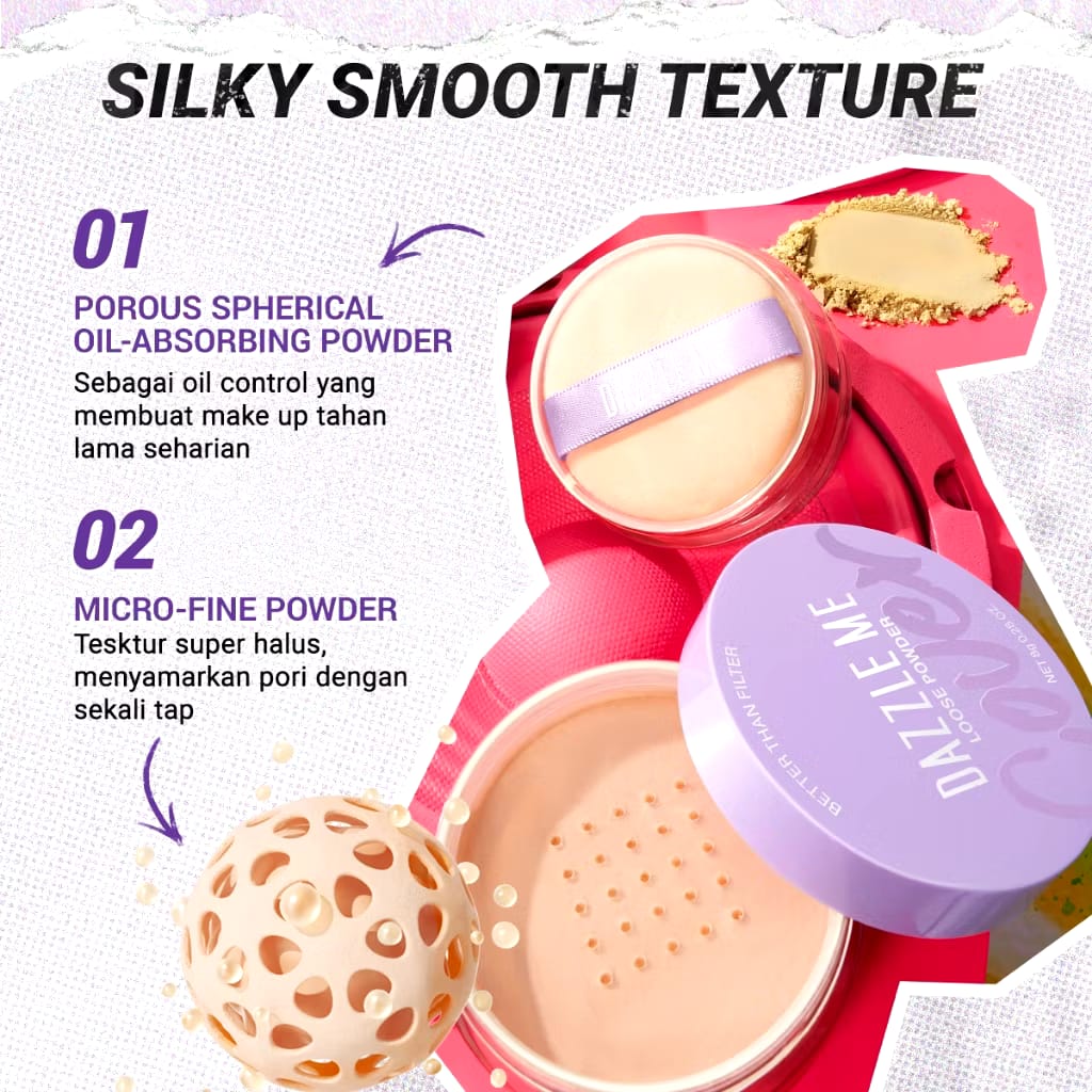 HEBE Beauty Style DAZZLE ME Better Than Filter Fixed Loose Powder